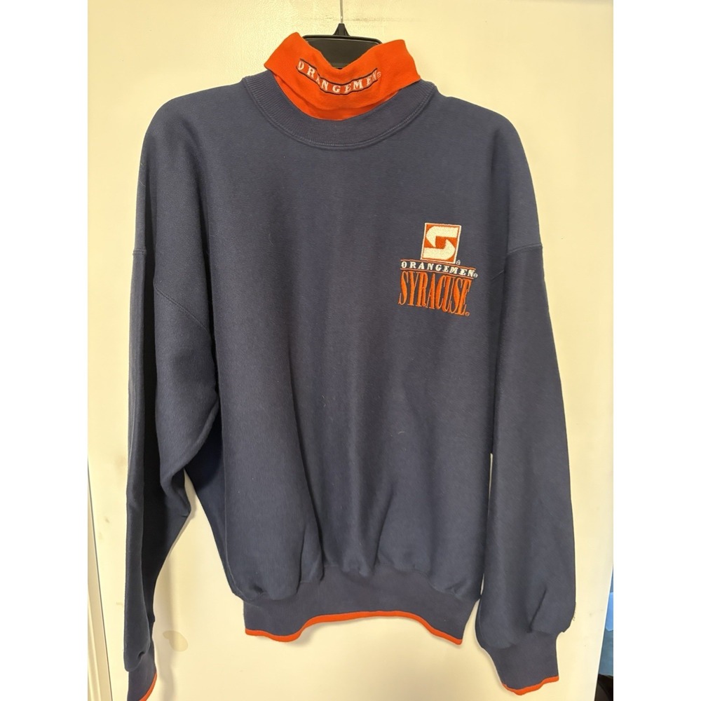 Vintage Syracuse Orangemen Turtleneck Sweatshirt Size L